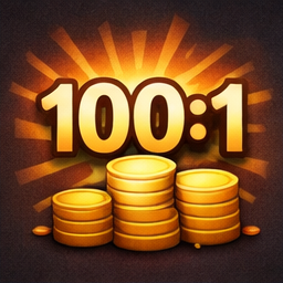 100 к 1